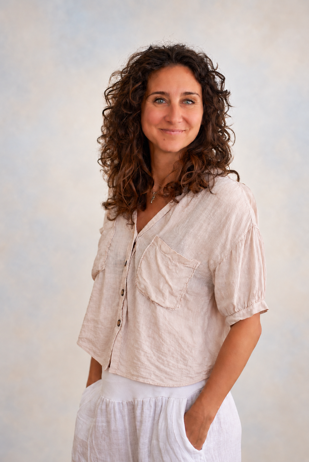 Retrato de Estela Zamora, terapeuta corporal integrativa